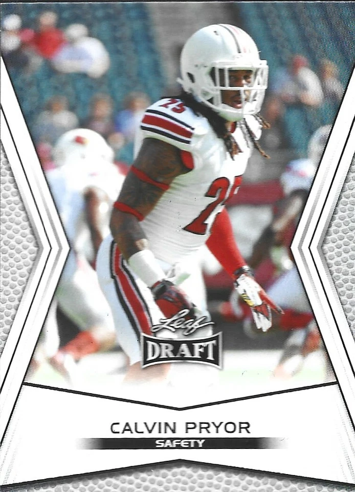 2014 Leaf Draft #11 Calvin Pryor rookie card, Louisville Cardinals - Image 1 of 1