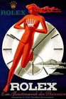 Poster Manifesto Locandina Pubblicitaria Stampa Vintage Orologio Svizzero Rolex