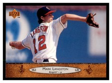 1996 Upper Deck #28 MARK LANGSTON California Angels ~B8A