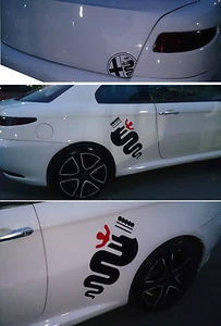 ADESIVI KIT ALFA ROMEO SERPENTE SERPE h 55 CM DX e SX - Imagen 1 de 1