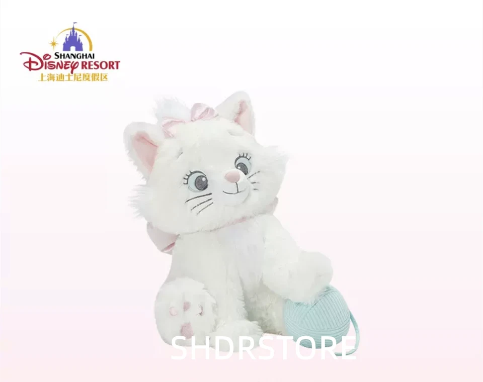 Peluche Disney Auténtico 2024 Marie Cat 12 pulgadas Shanghai Disneyland Foto 1 de 2