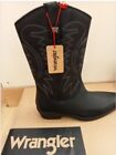 Men's Wrangler Tex Hi Black Cowboy Boots Sizes 7,8, 9,10,11 & 12
