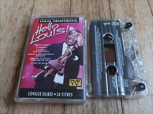 LOUIS ARMSTRONG - HELLO LOUIS ! BEST OF  COMPILATION CASSETTE AUDIO TAPE K7