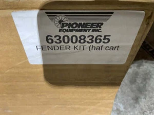 NEW 63008365 PIONEER EQUIPMENT FENDER KIT HAF CART Haflinger Forecart - Picture 1 of 1