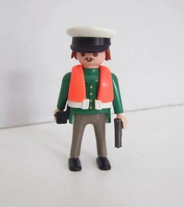 PLAYMOBIL (K2165) POLICE - Homme Policier Officier Vedette des Douanes Port 4471 - Imagen 1 de 1