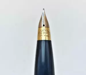 Vintage USA Sheaffer Füllfederhalter grau, Goldrand & Clip "F" Neu im Karton um 1990 - Bild 1 von 4