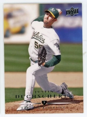 2008 Upper Deck Justin Duchscherer #600 - Image 1 of 2