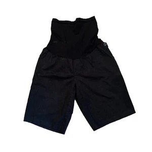 Motherhood Maternity Black Full Panel Shorts - Size Small - Picture 1 of 5
