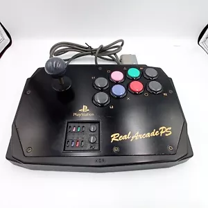 Hori Real Arcade Joystick Controller PS1 & 2 SLPH-00018 Japan Fighting - Picture 1 of 5