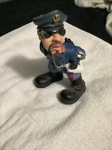 Antartidee italienischer Polizist Porzellan handbemalt Figur Statue Italien 8" hoch - Bild 1 von 9