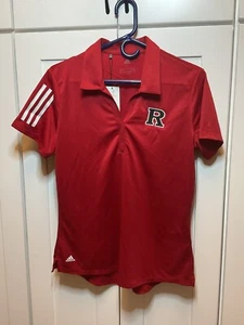 New W/ Tags - Rutgers Scarlet Knights Adidas Women's Golf Polo Shirt - L - $60 - Picture 1 of 5