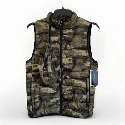 Chaleco acolchado acolchado de camuflaje Club Room para hombre talla mediana $100 Foto 1 de 2
