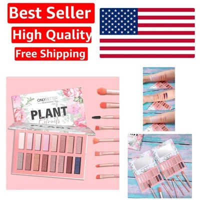 Highly Pigmented  Eyeshadow Palette - Portable 16 Color Shimmer Collection - Image 1 of 4