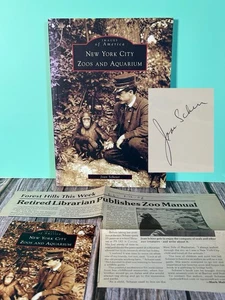IMAGES OF AMERICA NEW YORK CITY ZOOS & AQUARIUM / SIGNED 1ST ED / JOAN SCHEIER - Picture 1 of 8