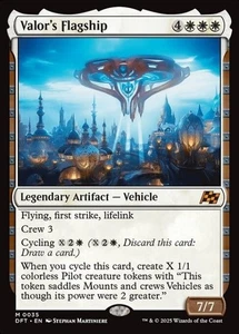 MTG - VALOR'S FLAGSHIP - Aetherdrift (M) - Picture 1 of 1