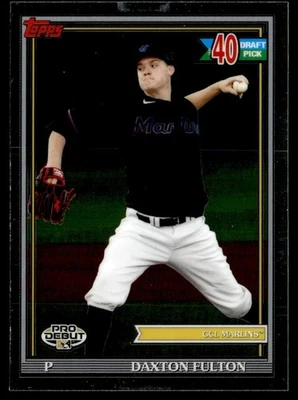 2021 Topps Pro Debut Daxton Fulton GCL Marlins #PD-192 - Image 1 of 2