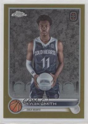 2022-23 Topps Chrome OTE Overtime Elite Gold Refractor /50 Tyler Smith #74 - Image 1 of 2