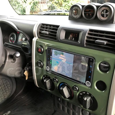 7“ Wireless CarPlay For Toyota FJ Cruiser 2007-2014 Android 13 Radio 64GB w/Knob - Imagem 1 de 4