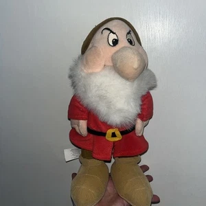 Peluche pupazzo nano scontroso bianco neve vintage Disney Store 12" peluche figura - Foto 1 di 5