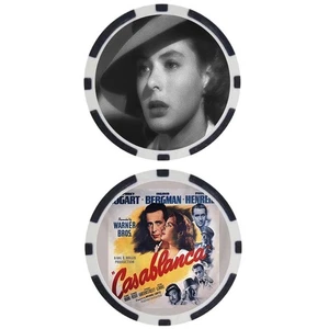 CASABLANCA – ILSA LUND – INGRID BERGMAN - POKER CHIP - Picture 1 of 2