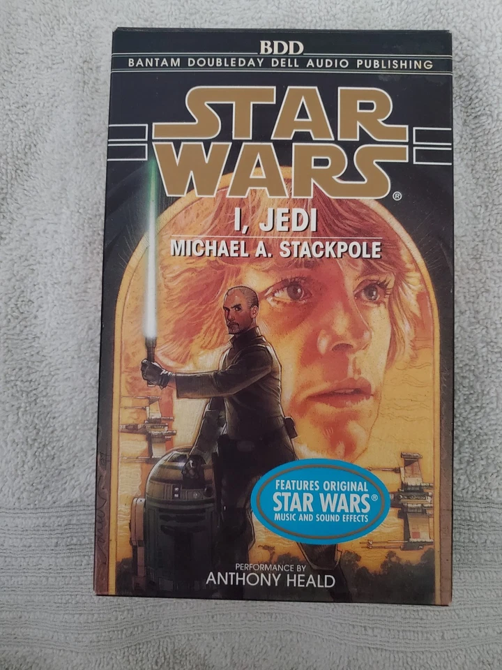 Cassette version of the abridged audiobook "Star Wars: I, Jedi"  M. A. Stackpole - Image 1 of 2