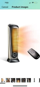 Lasko 1500 Watt 22 in. Electric Ceramic Oscillating Tower Space Heater + Remote - Picture 1 of 9