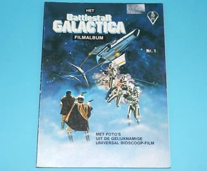 BATTLESTAR GALACTICA FILMALBUM STORY BOOK DUTCH 1979 DE VRIJBUITER - Picture 1 of 6