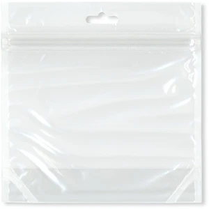 Plymor 5.5" x 4.5" (Case of 500), 2.35 Mil Zipper Plastic Bakery Bags w/ Handle - Picture 1 of 2