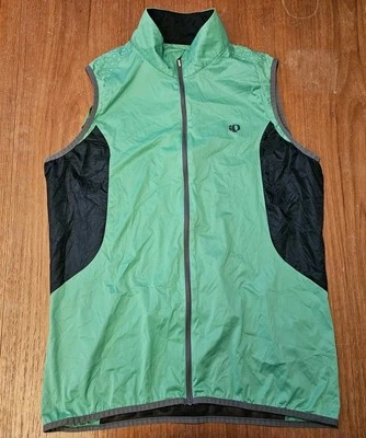 Camiseta deportiva Pearl Izumi para hombre sin mangas con cremallera completa - grande - verde - espalda de malla Foto 1 de 4