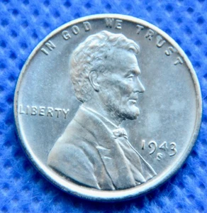 1943-S Stahl Lincoln Wheat Cent - Stempelglanz #N1488 - Bild 1 von 3