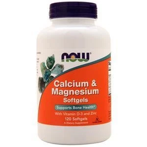 Ahora Calcio y Magnesio con Vitamina D-3 y Zinc 120 sgels Foto 1 de 1