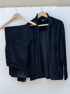 Boss Hugo Boss Hombre Terciopelo Negro 2 Piezas Ropa de Ocio - Imagen 1 de 8