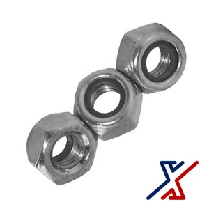 M18 × 2.5 mm Performance Zinc-Plated Steel Nylon-Insert Locknuts by X1Tools - Picture 1 of 40