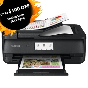 Canon PIXMA TS9560A Home A3 Colour Inkjet Multifunction Printer+Duplex+Wi-Fi - Picture 1 of 2
