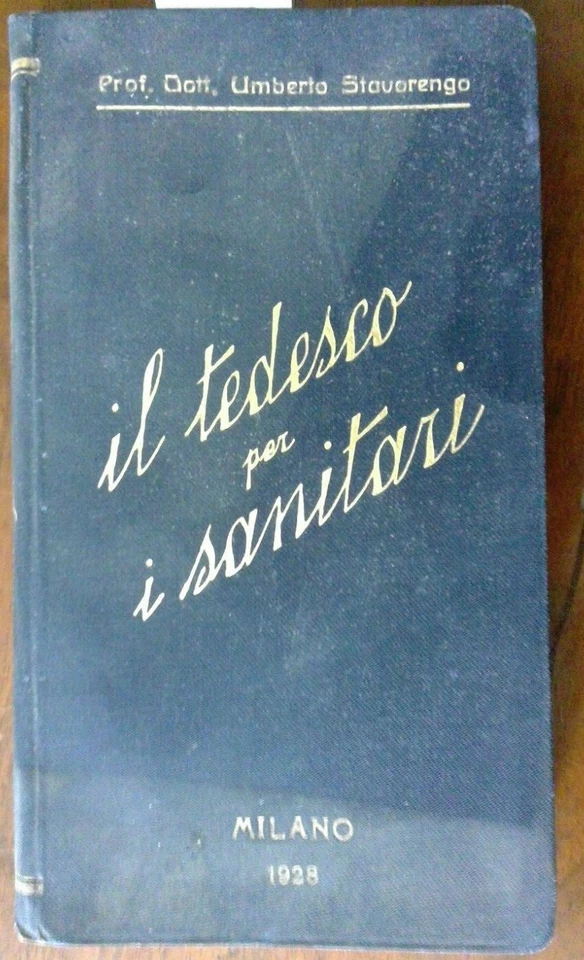 STAVORENGO 1928 IL TEDESCO PER I SANITARI - Immagine 1 di 1