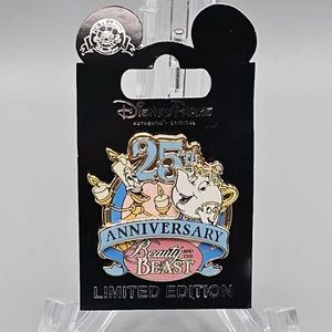 Disney Beauty And The Beast 25th Anniversary Cast Member Exclusive Pin LE - Picture 1 of 5