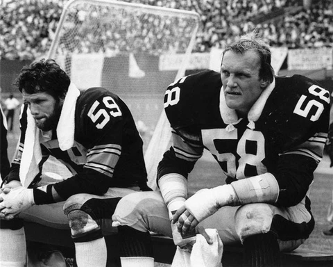 Pittsburgh Steelers JACK LAMBERT and JACK HAM 8x10 Photo Football Print Poster Cover