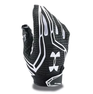 UA Under Armour Swarm II Men’s Football Glove Black White 1271170 001 Medium - Picture 1 of 5