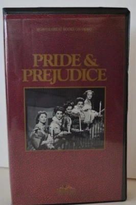 Pride & Prejudice - Rare - MGM Great Books On Video,VHS Tape Black & White Movie - Image 1 of 4