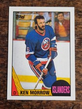 1987-88 TOPPS NHL HOCKEY #66 KEN MORROW NEW YORK ISLANDERS