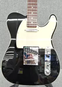 Fender USA American Deluxe Telecaster Guitar Black Noiseless Pickup w/Hardcase - Picture 1 of 16
