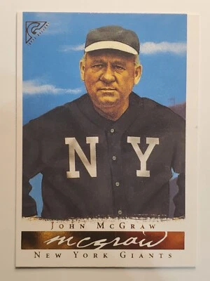 2003 Topps Gallery Salón de la fama #8B John McGraw MG Logo Nueva York ~ New York Giants Foto 1 de 2