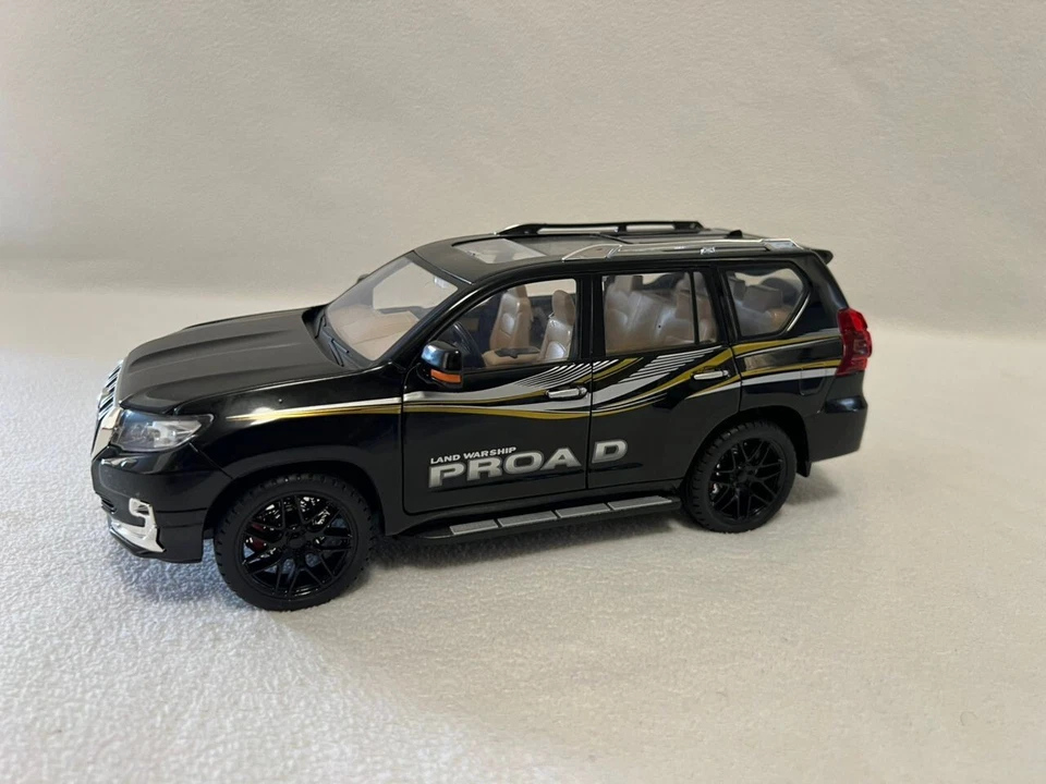1/18 Toyota Land Cruiser Prado GX White Diecast Model Car Gifts For Friends - Image 1 of 4