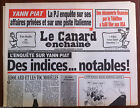 Le Canard Enchaîné du 9/03/1994; L'enquête sur Yann Piat