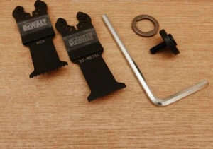 DEWALT DT20701 & DT20704 + UNI FLANGE DCS355 DCS356 DWE315 MULTI TOOL BLADES - Picture 1 of 1