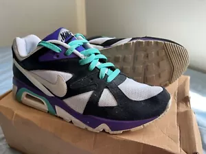 Nike Air Structure Triax 91 Black/White/Mint/Purple (2009) Size 10 - Picture 1 of 8