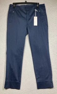 Level 99 Hose Damen 30 Petite Navy Blau Francis Gerades Bein Stretch Preppy - Bild 1 von 17