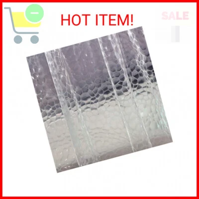 Revestimiento de cortina de ducha transparente con diseño de 10 calibres Adwaita, cubo de agua de plástico 3D transparente  Foto 1 de 2