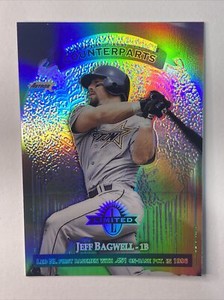 1997 Donruss LIMITED EXPOSURE #11 Jeff Bagwell / Eric Karros Refractor RARE HOF