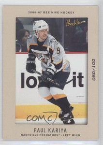 2006-07 Upper Deck Bee Hive Matte /100 Paul Kariya #44 HOF